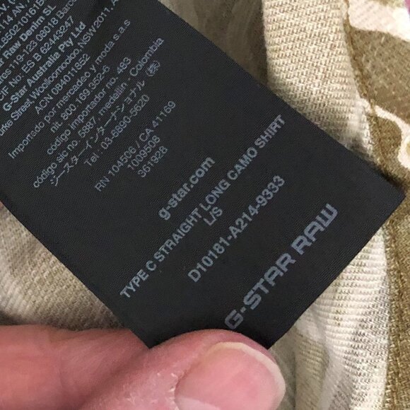 G. STAR RAW Camo Button Up Shirt - Picture 13 of 13